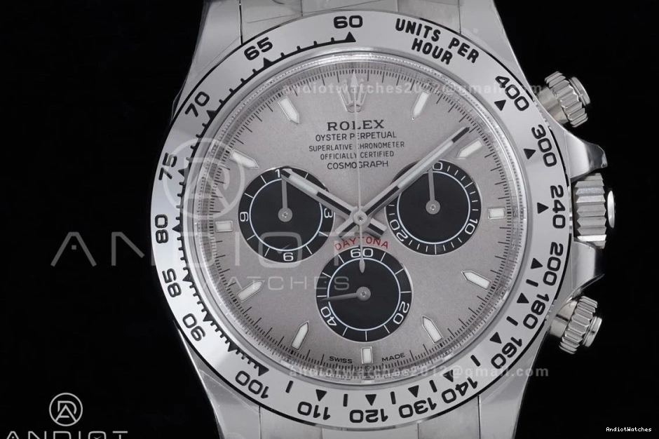 Best DD Clean SmoothTexture Bracelet 126509 SS Daytona on 792 904L 904L Edition 1:1 Dial Gray 0807